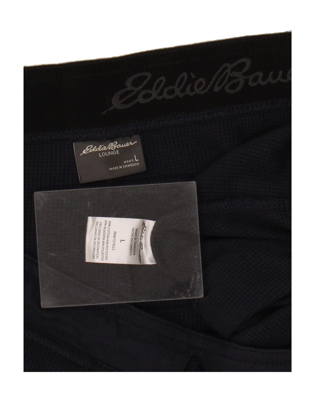 EDDIE BAUER Mens Sport Shorts Large  Navy Blue Cotton Vintage Eddie Bauer and Second-Hand Eddie Bauer from Messina Hembry 