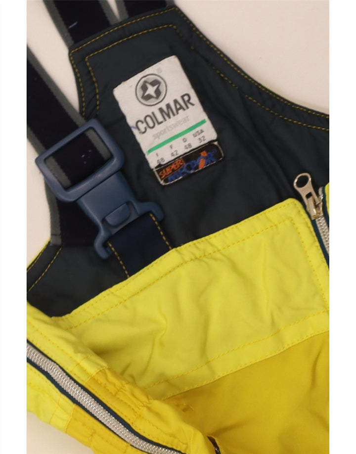 Pantaloni da sci salopette da uomo Colmar IT 48 Medium Yellow Colourblock