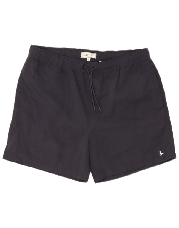 Pantaloncini da bagno da uomo Jack Wills XL poliestere blu navy