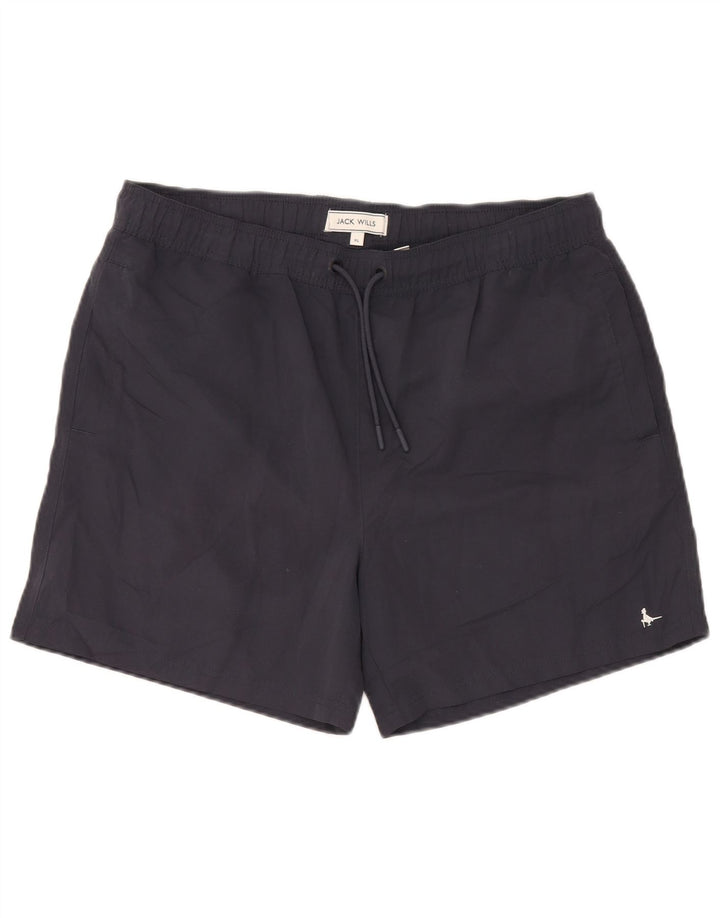 Pantaloncini da bagno da uomo Jack Wills XL poliestere blu navy