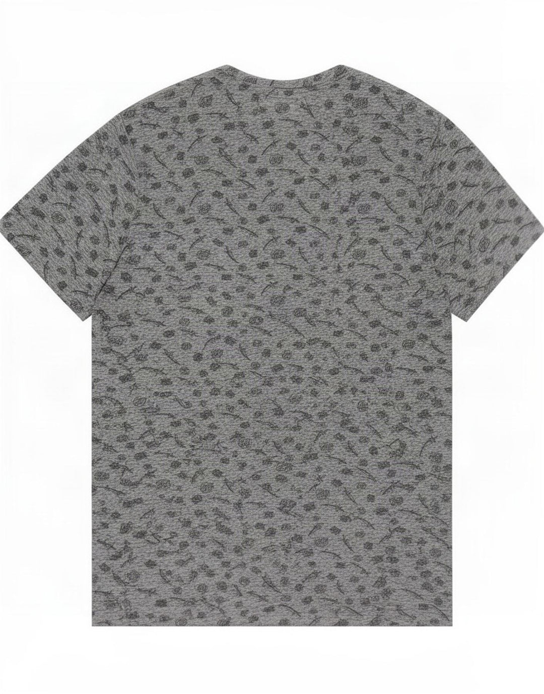 T-shirt grafica da uomo Santa Cruz Top in poliestere grigio medio