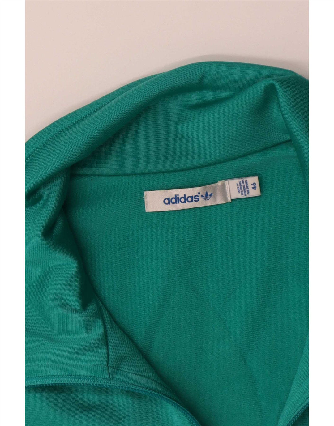 Giacca da ginnastica grafica da donna Adidas IT 46 poliestere verde medio