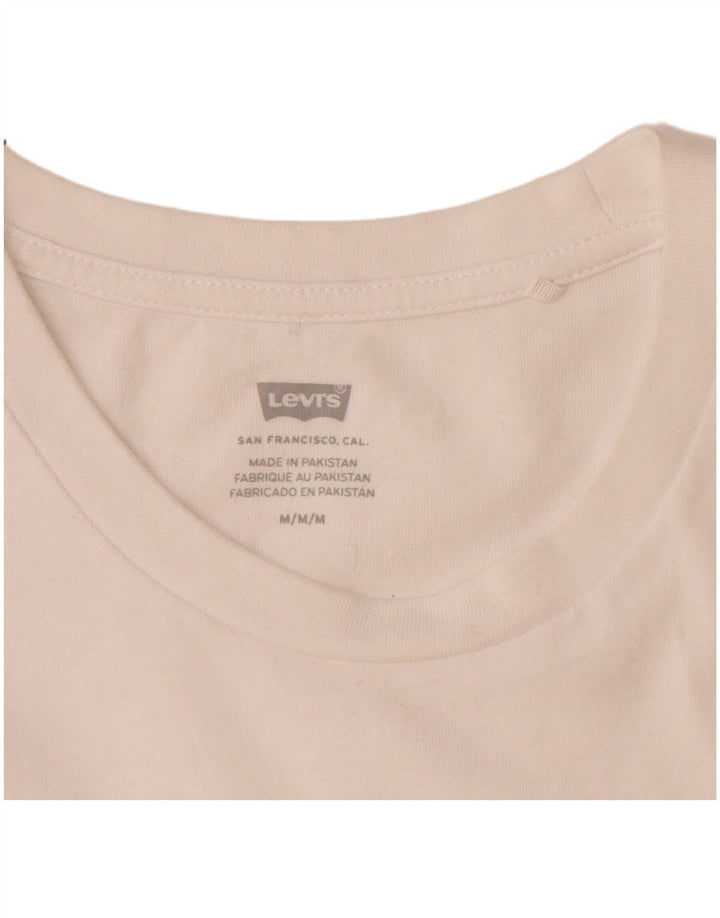 T-shirt grafica da donna LEVI'S Top UK 12 Medium White