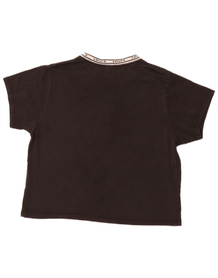 T-shirt grafica da donna LEVI'S UK 14 media nera