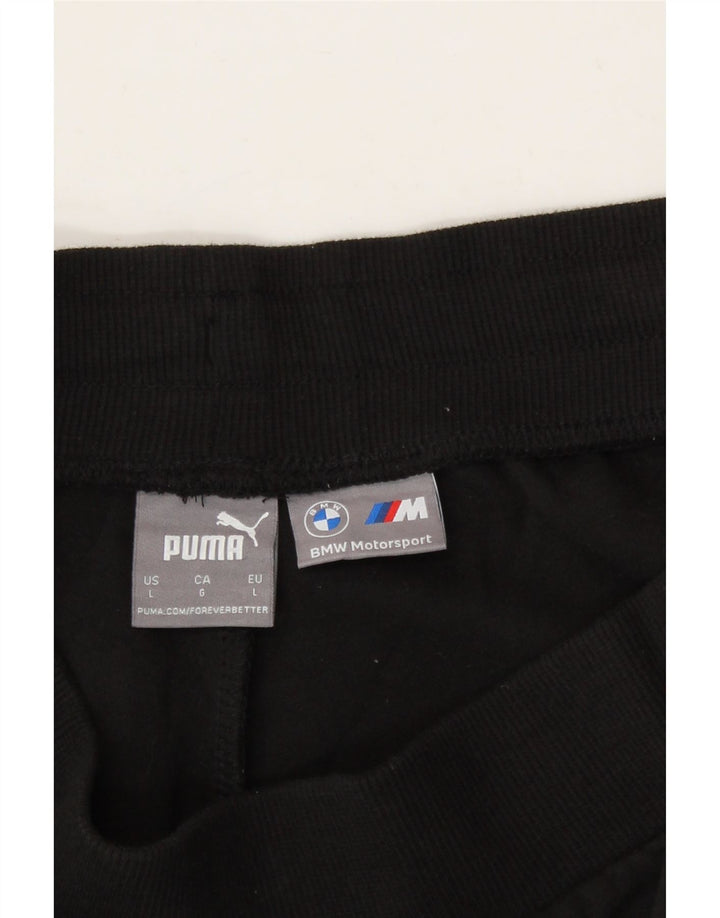 PUMA Mens Sport Shorts Medium  Black Cotton Vintage Puma and Second-Hand Puma from Messina Hembry 