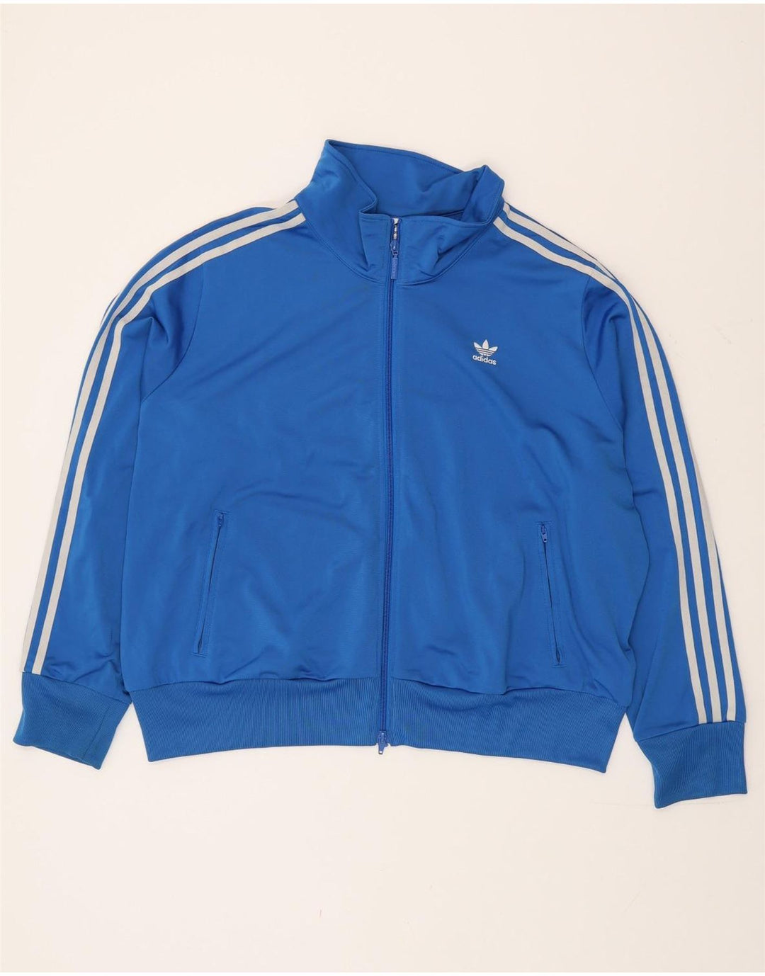Giacca da ginnastica oversize da donna Adidas UK 28/30 3XL poliestere blu