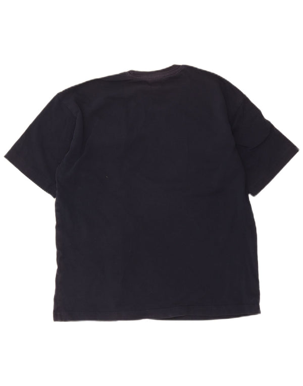 T-shirt grafica oversize da donna Champion Top UK 6 XS Blu navy