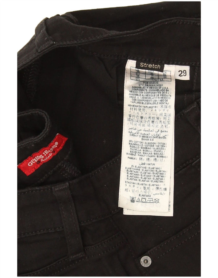Jeans skinny da donna Guess W29 L32 cotone nero