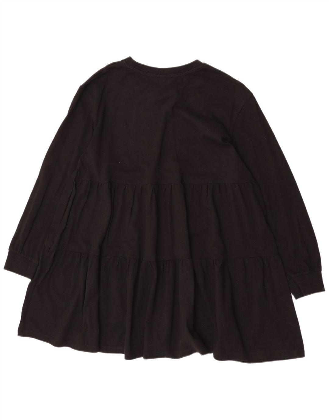 Abito a strati a maniche lunghe da donna Zara UK 14 medio nero