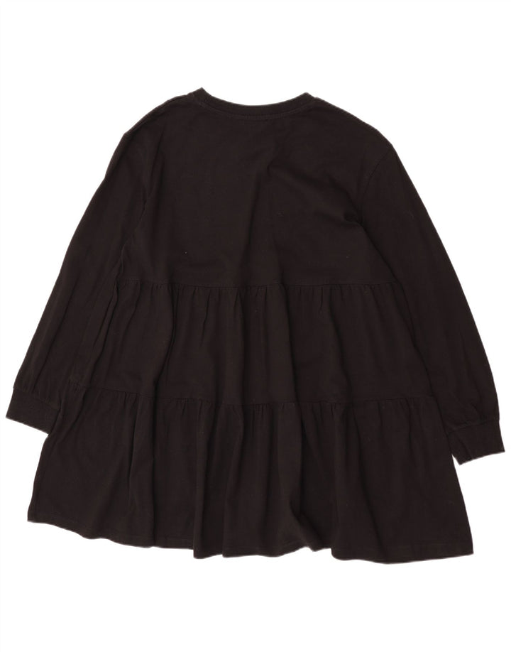Abito a strati a maniche lunghe da donna Zara UK 14 medio nero