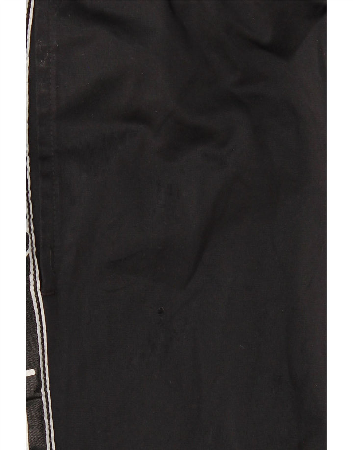 Pantaloni da tuta con grafica Champion da uomo, grandi, in poliestere nero