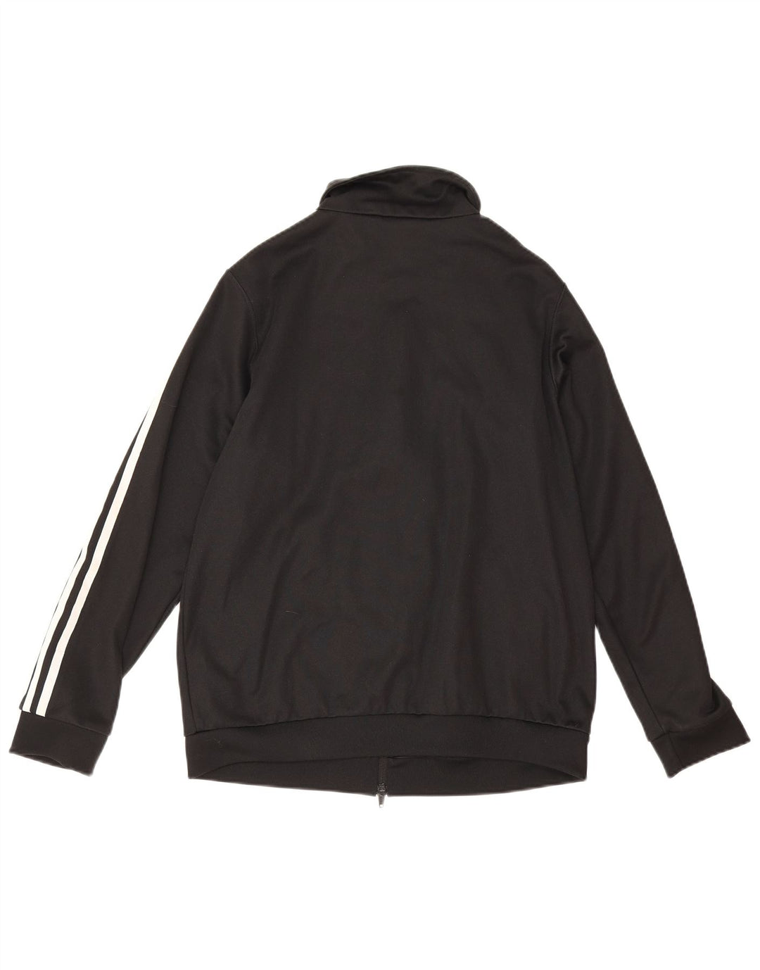 Giacca da ginnastica da donna Adidas UK 12 media cotone nero