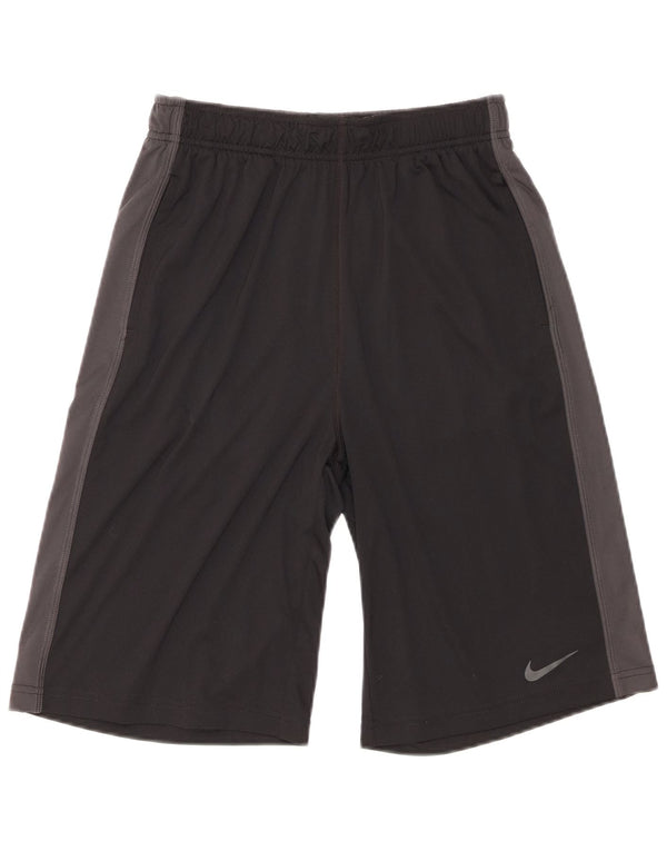 Pantaloncini sportivi Nike da ragazzo Dri Fit 13-14 anni XL poliestere nero