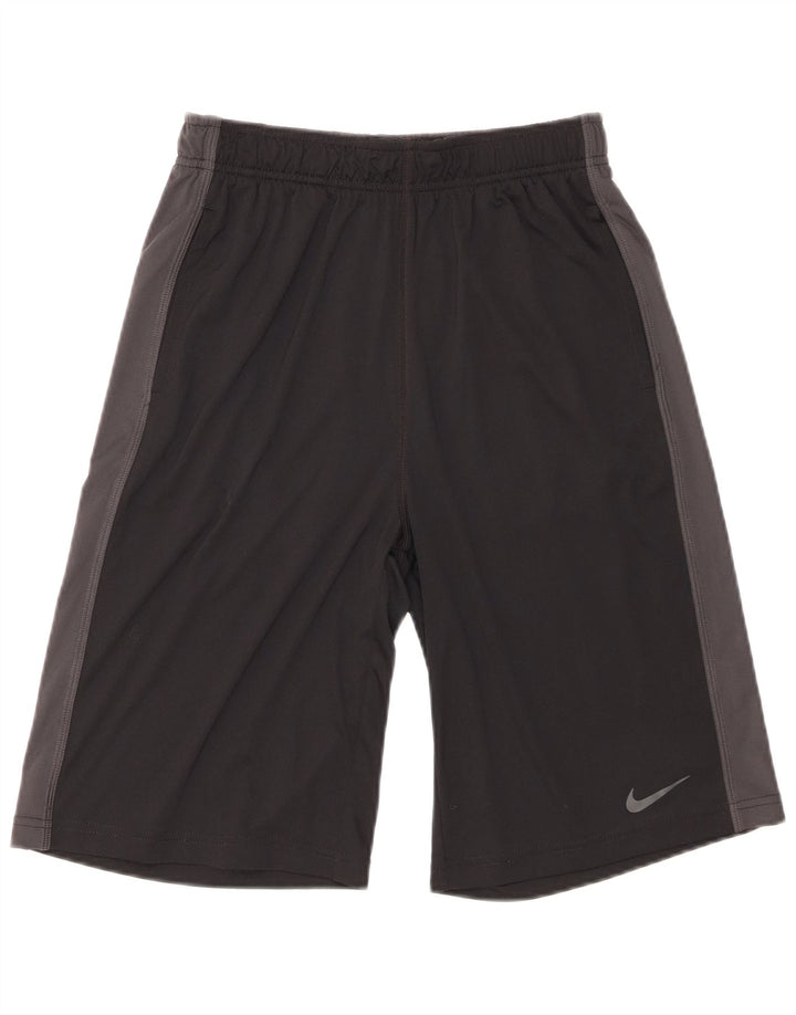 Pantaloncini sportivi Nike da ragazzo Dri Fit 13-14 anni XL poliestere nero