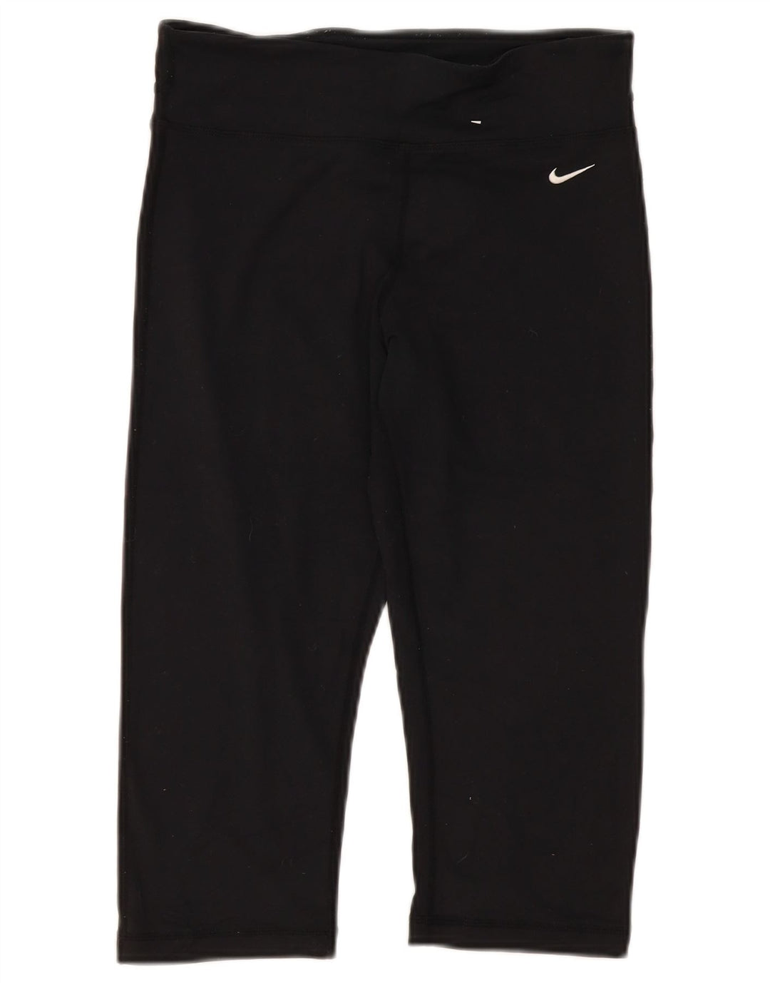 Leggings Capri Dri Fit da donna NIKE UK 10 piccoli in nylon nero