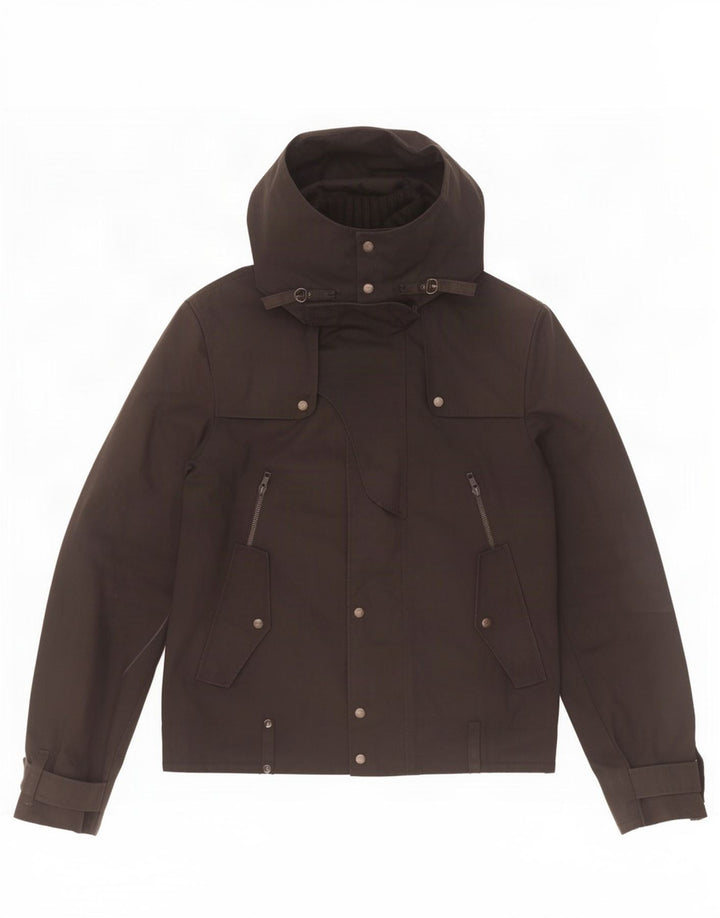 Giacca a vento con cappuccio da uomo Reiss UK 36 Small Poliestere nero
