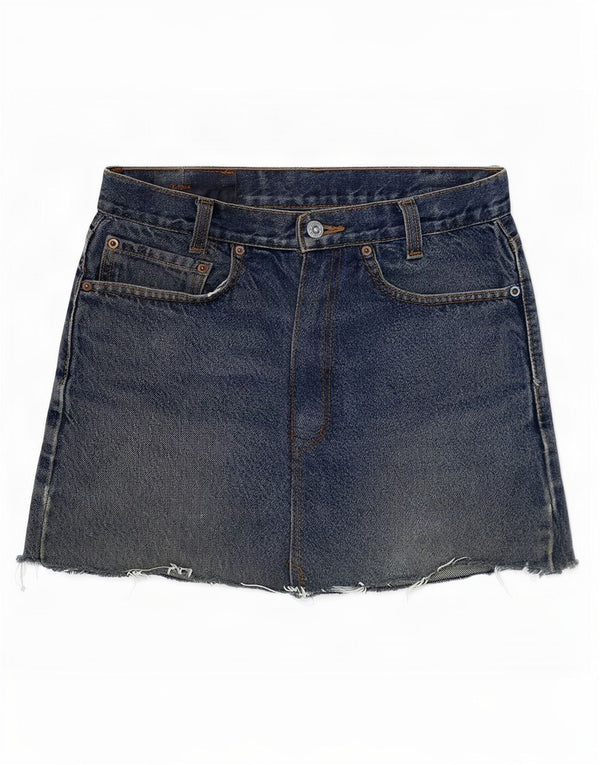 Gonna in denim Levi's 505 da donna W30 blu medio