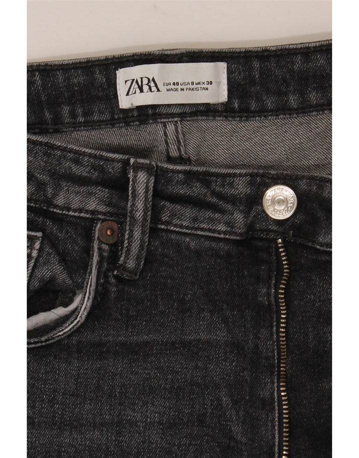Jeans dritti da donna Zara EU 40 medi W30 L26 Grigio