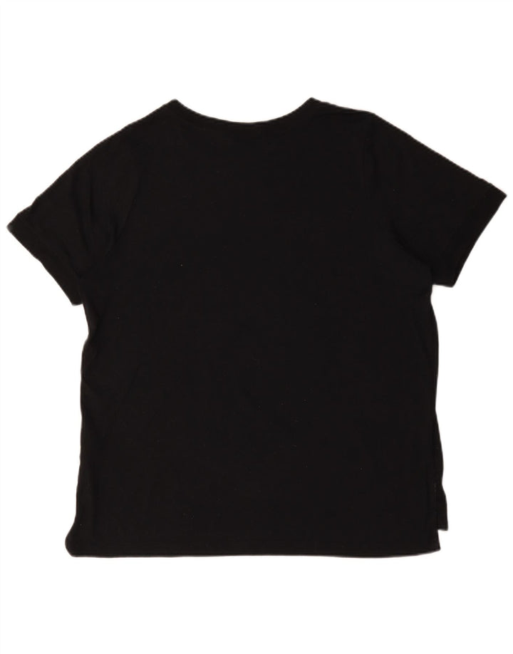 T-shirt grafica da uomo Nike Top grande in cotone nero