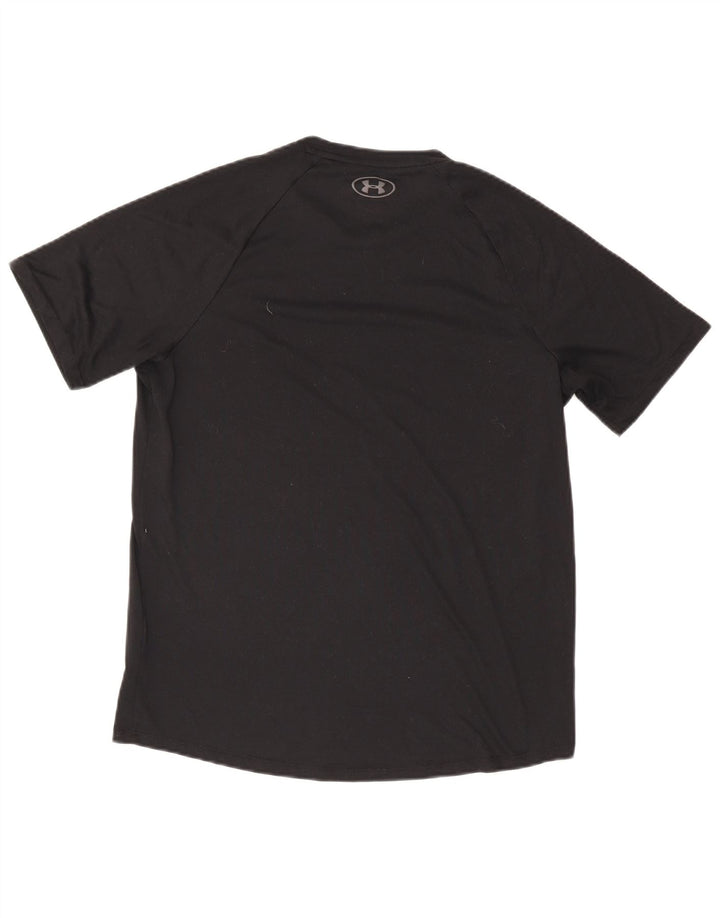 T-shirt da uomo Under Armour Top medio poliestere nero