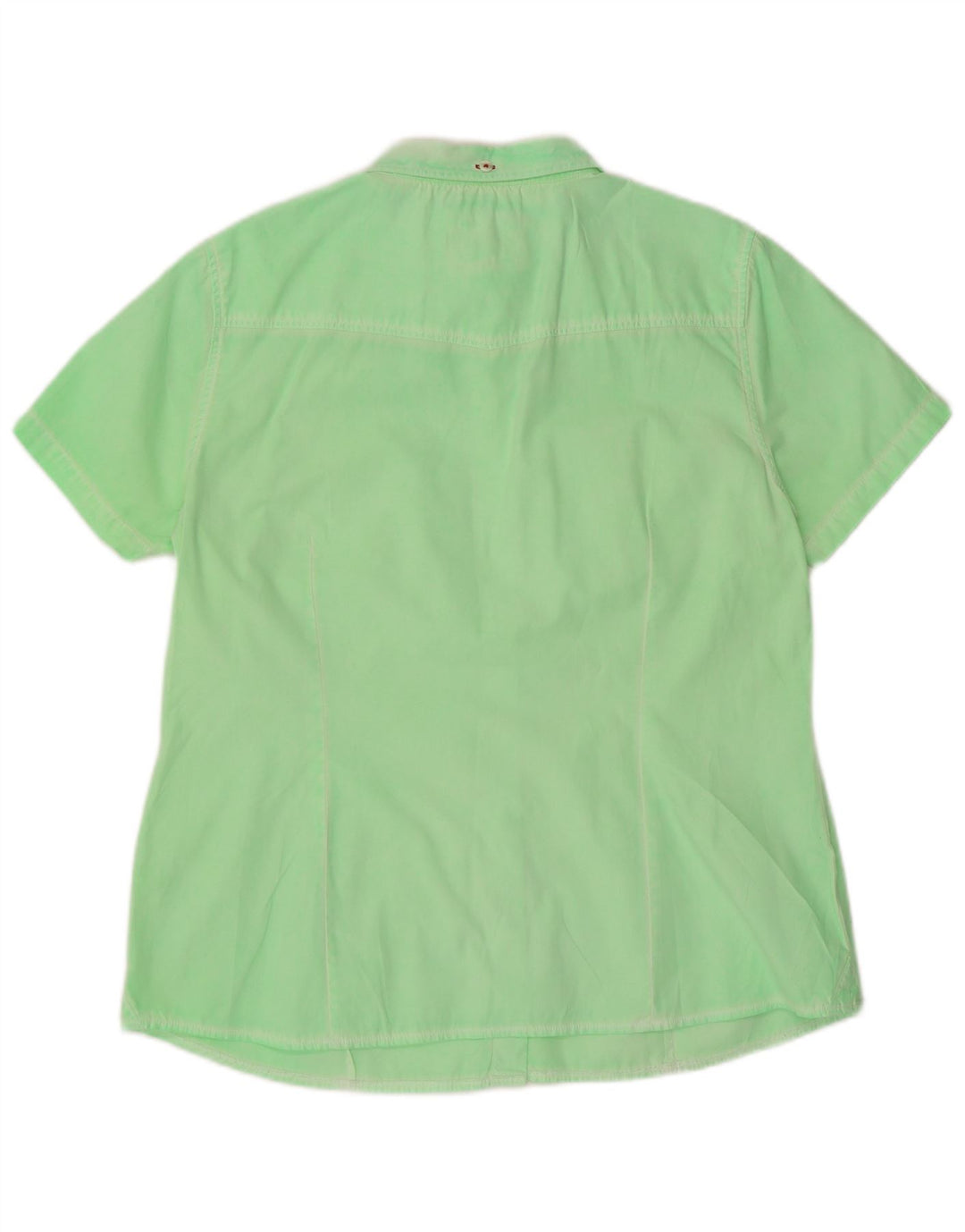 Camicia a maniche corte Peckott Heritage da donna IT 44 Cotone verde medio