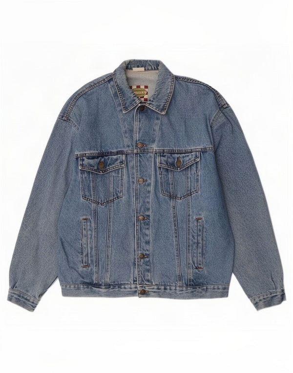 Giacca di jeans da uomo CLARK UK 42 XL Blu