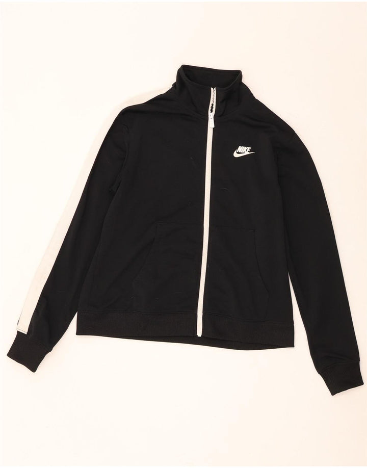 Giacca da tuta da donna Nike UK 14 poliestere color block medio nero