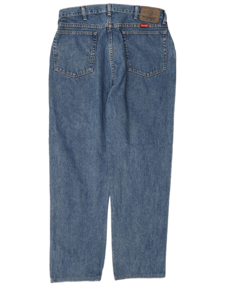 Jeans dritti da uomo Wrangler W32 L29 cotone blu