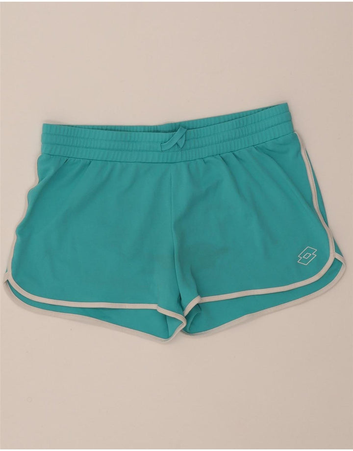 LOTTO Womens Sport Shorts UK 14 Large Blue Polyester Vintage Lotto and Second-Hand Lotto from Messina Hembry 