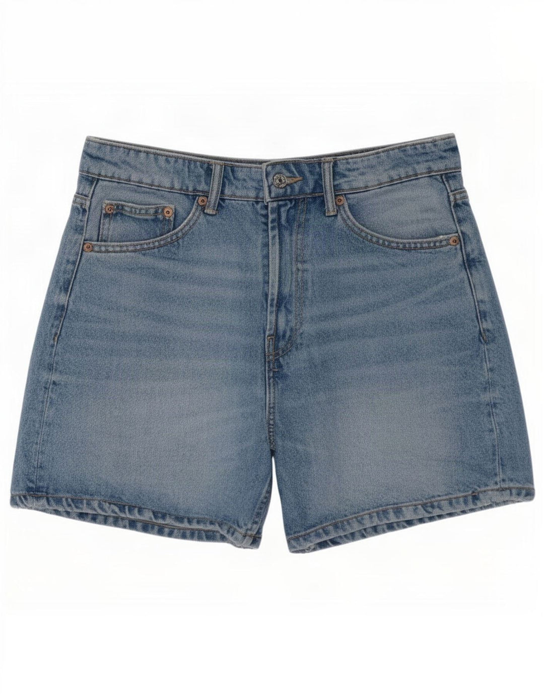 Pantaloncini di jeans da donna Zara EU 38 piccoli W28 cotone blu