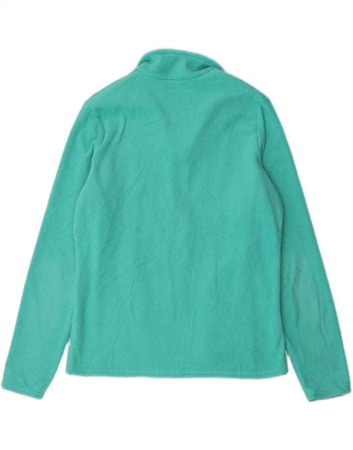 Giacca in pile da donna Marks & Spencer UK 14 Large Verde Poliestere
