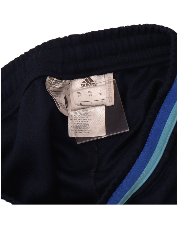 ADIDAS Womens Climacool Tracksuit Trousers UK 6 XS  Navy Blue Polyester