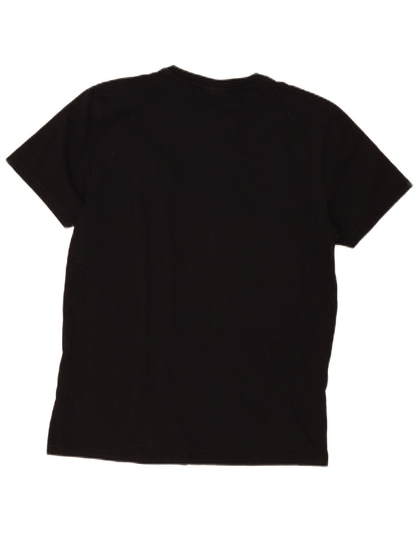 T-shirt da uomo Napapijri Top in cotone nero medio