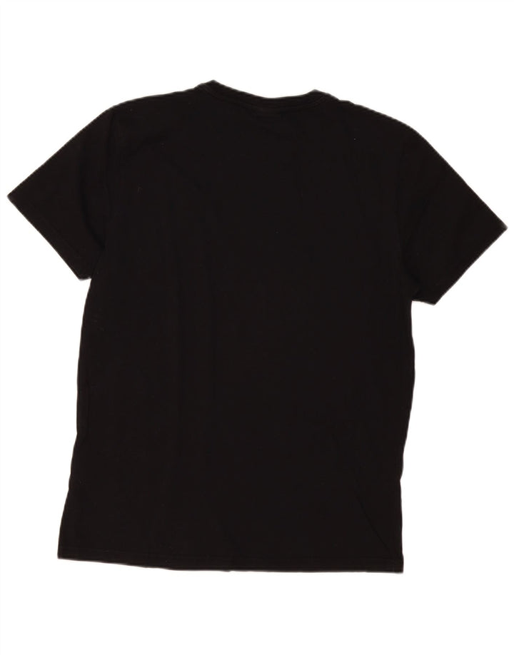 T-shirt da uomo Napapijri Top in cotone nero medio