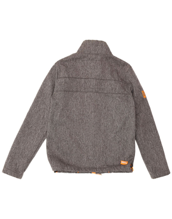 Giacca a vento Windtrekker da uomo SUPERDRY UK 40 Large Grey Flecked