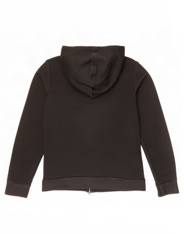 Felpa con cappuccio e zip da donna Adidas UK 16/18 grande nera