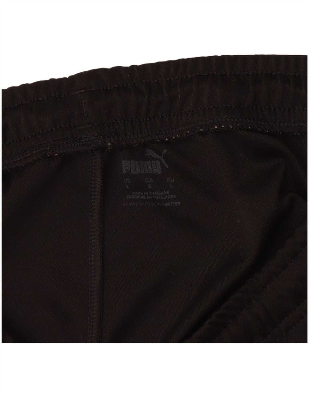 PUMA Mens Tracksuit Trousers Joggers Large Black Polyester