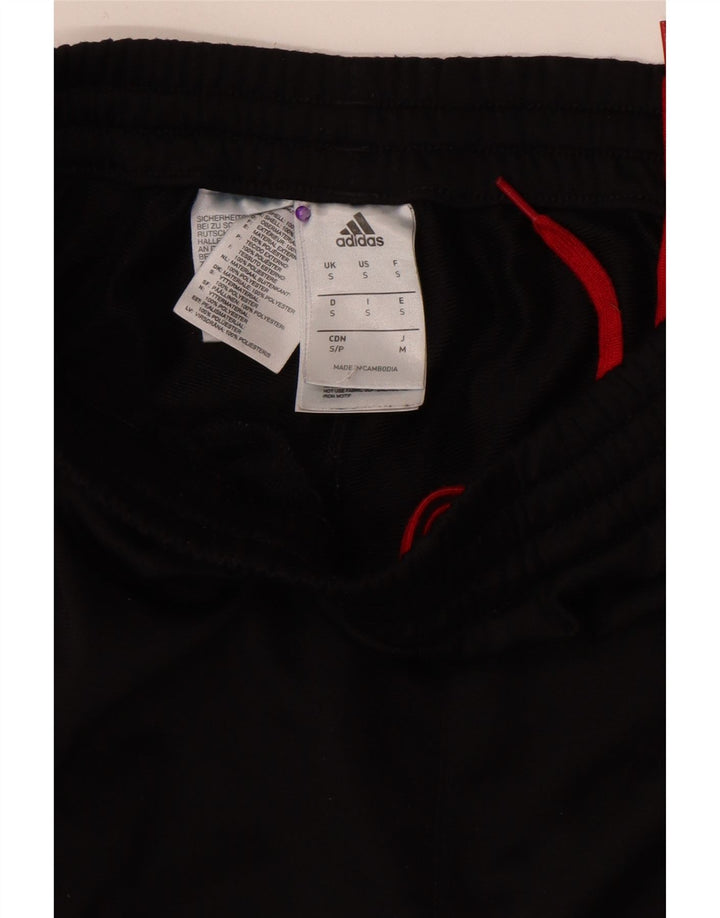 Pantaloni da tuta da uomo Adidas Joggers piccoli in poliestere nero