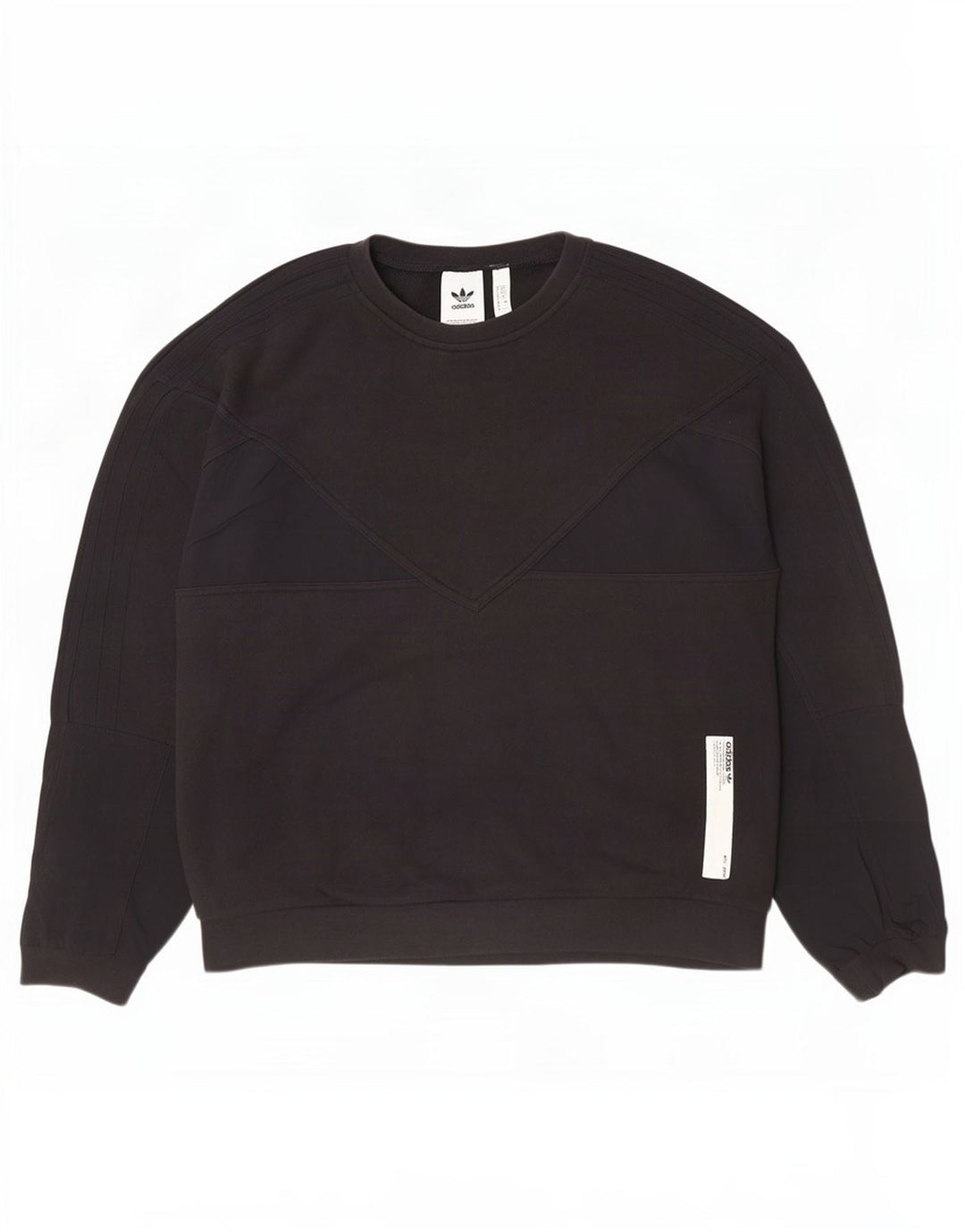 Felpa Adidas Uomo Maglione Medio Nero Cotone
