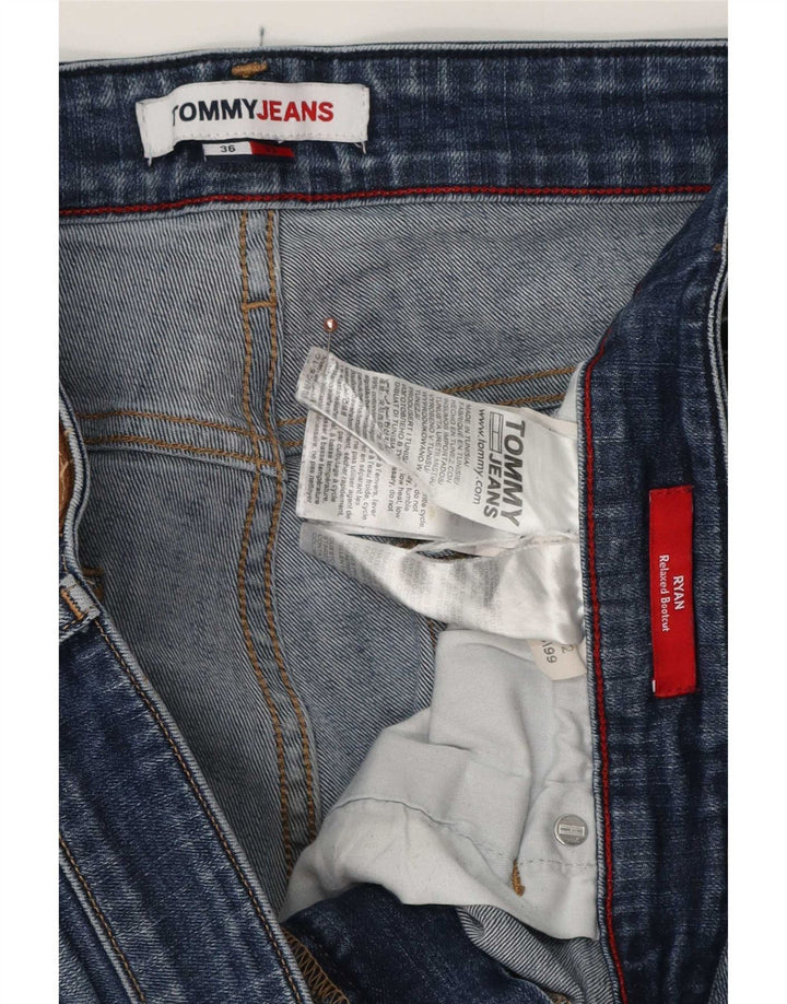 Jeans bootcut da uomo Tommy Hilfiger Ryan vestibilità rilassata W36 L32 cotone blu