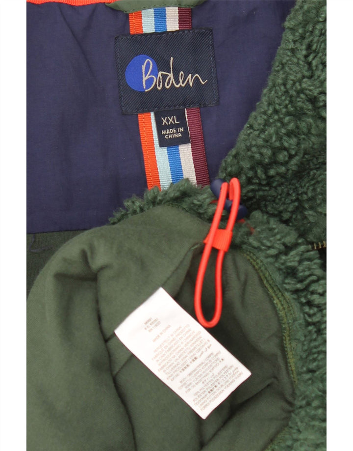 Gilet in pile da uomo Boden UK 44 2XL poliestere verde