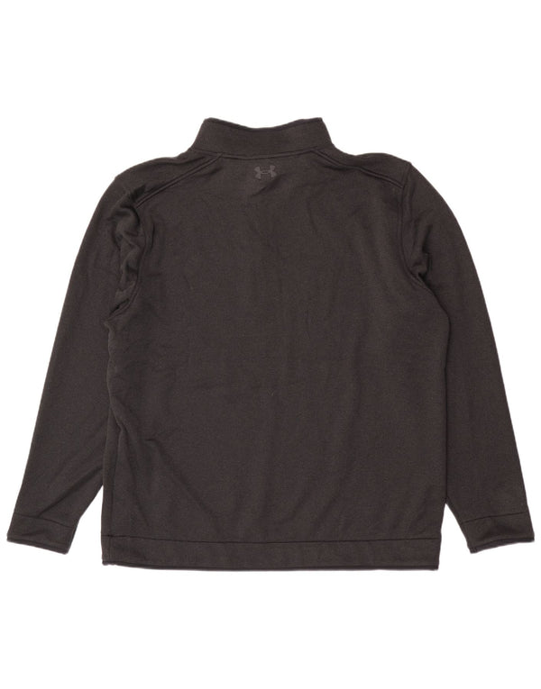 Felpa da uomo con collo con zip Under Armour, maglione 2XL poliestere nero