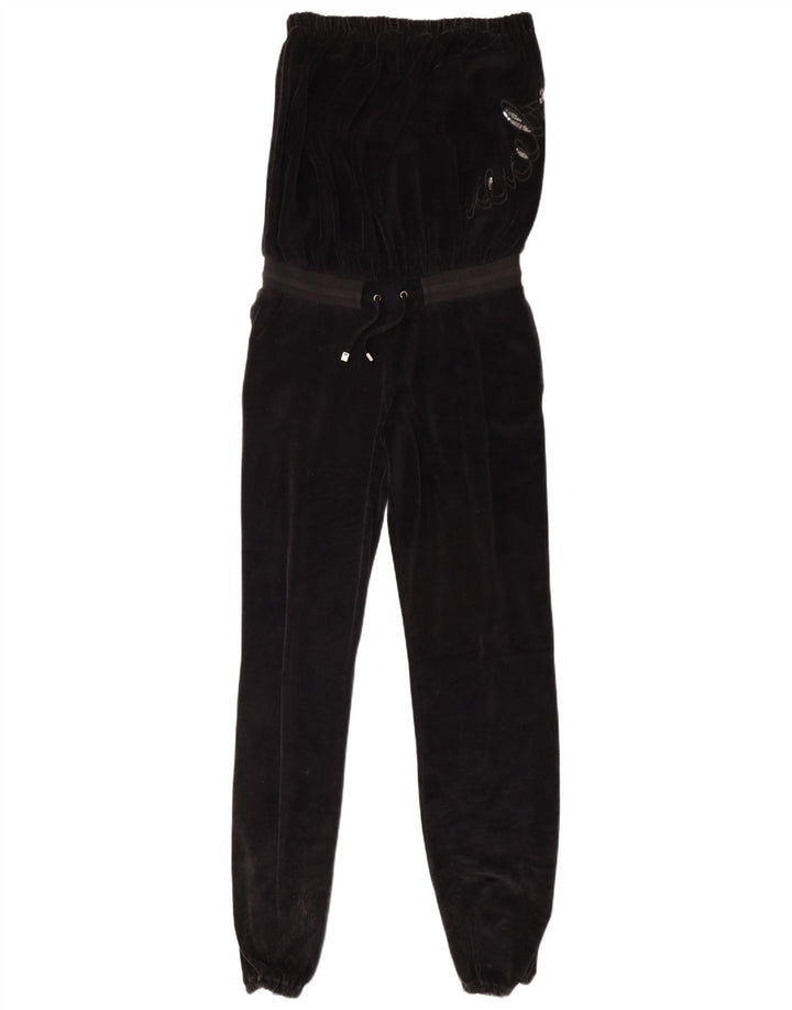 Tuta in velluto senza spalline da donna Iceberg IT 44 cotone nero medio