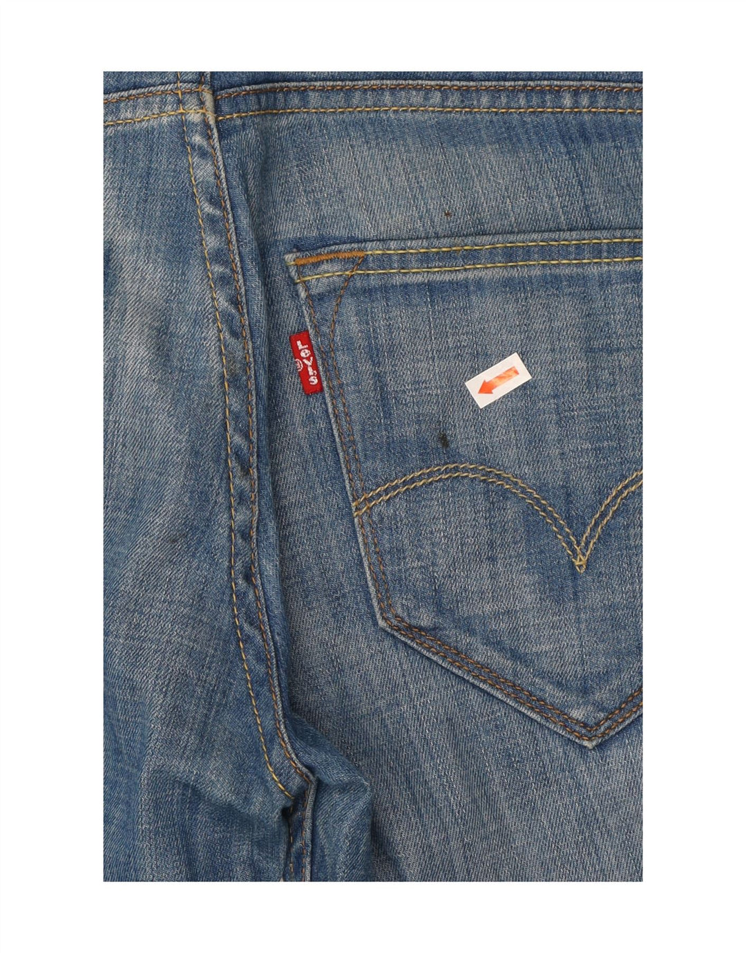 LEVI'S Womens 513 Skinny Jeans W32 L34 Blue Cotton Vintage Levi's and Second-Hand Levi's from Messina Hembry 