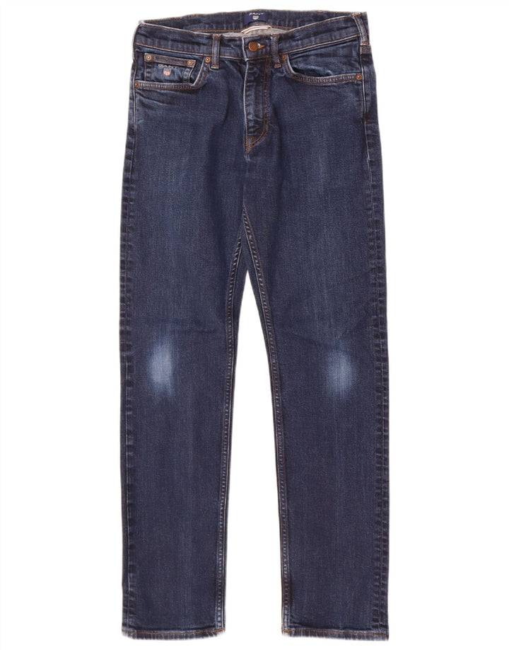 Jeans slim da uomo Gant W30 L32 cotone blu navy