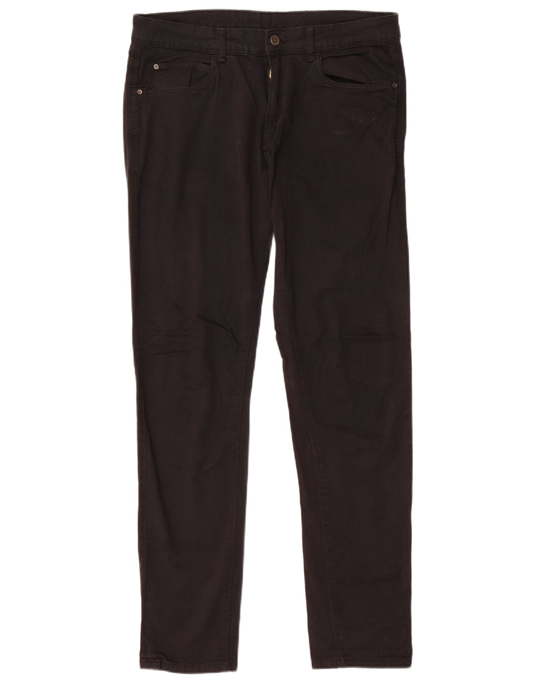 Pantaloni casual slim da uomo Zara EU 40 medi W31 L32 neri