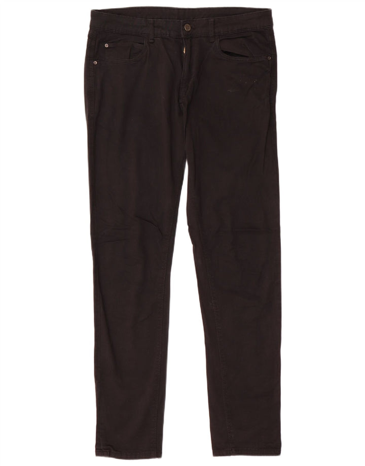 Pantaloni casual slim da uomo Zara EU 40 medi W31 L32 neri