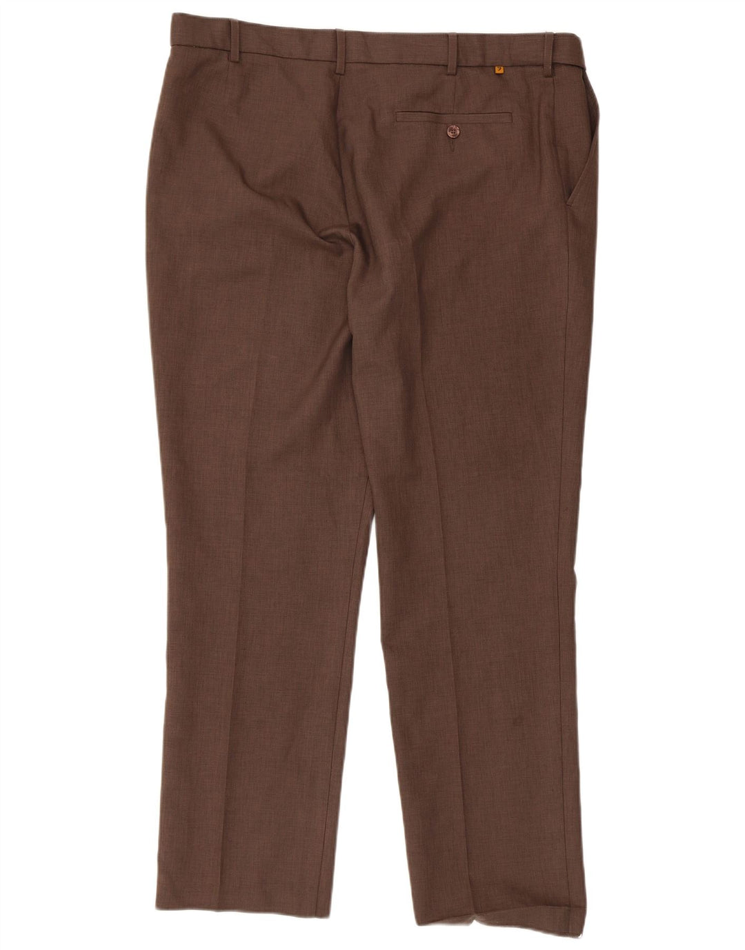 Pantaloni chino dritti da uomo Farah W40 L31 poliestere marrone