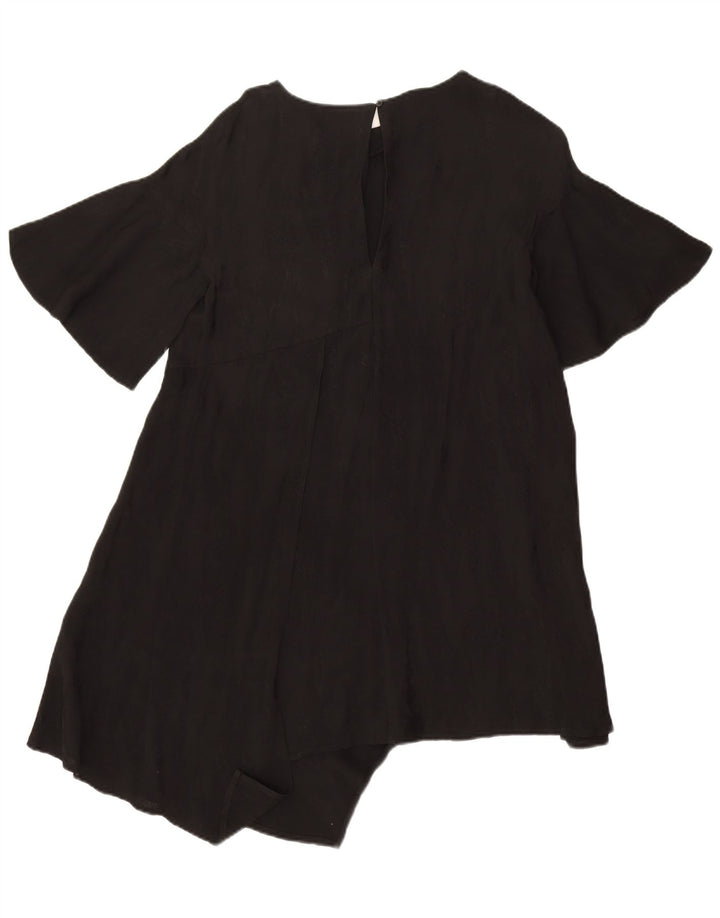 Abito asimmetrico da donna French Connection UK 10 piccolo in viscosa nera