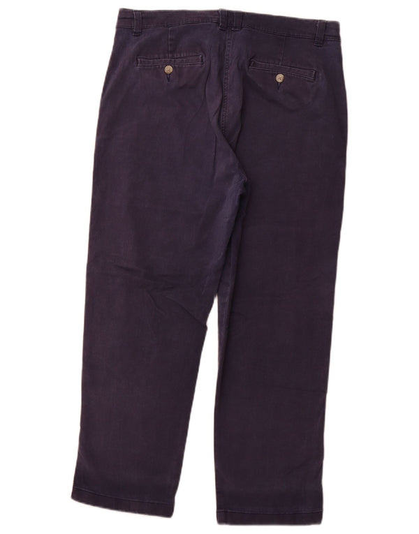 Pantaloni chino corti da donna JOULES UK 14 medi W34 L24 cotone blu navy